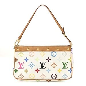 Louis Vuitton X Takashi Murakami Monogram Multicolor Pochette Accessories